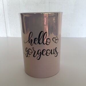 HELLO GORGEOUS MAKEUP BRUSH HOLDER NWT